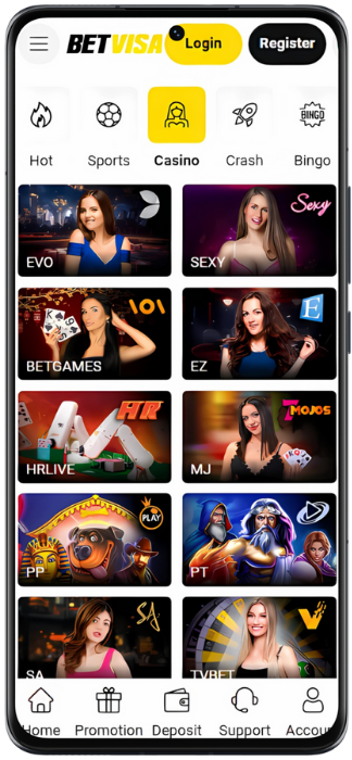 Screenshot Betvisa Casino Game