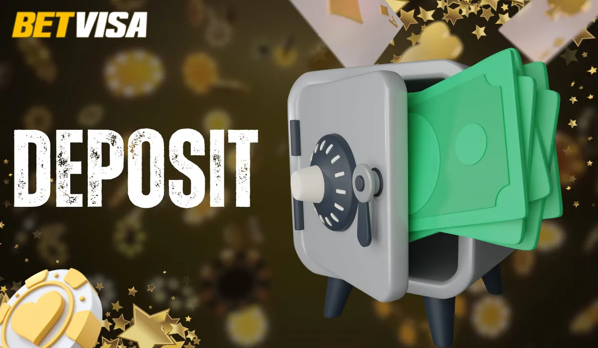 On the BetVisa website, you will learn how to top up your account and withdraw funds