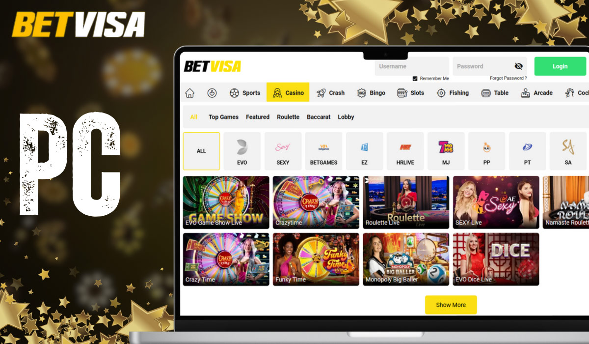 PC App Is there a Betvisa