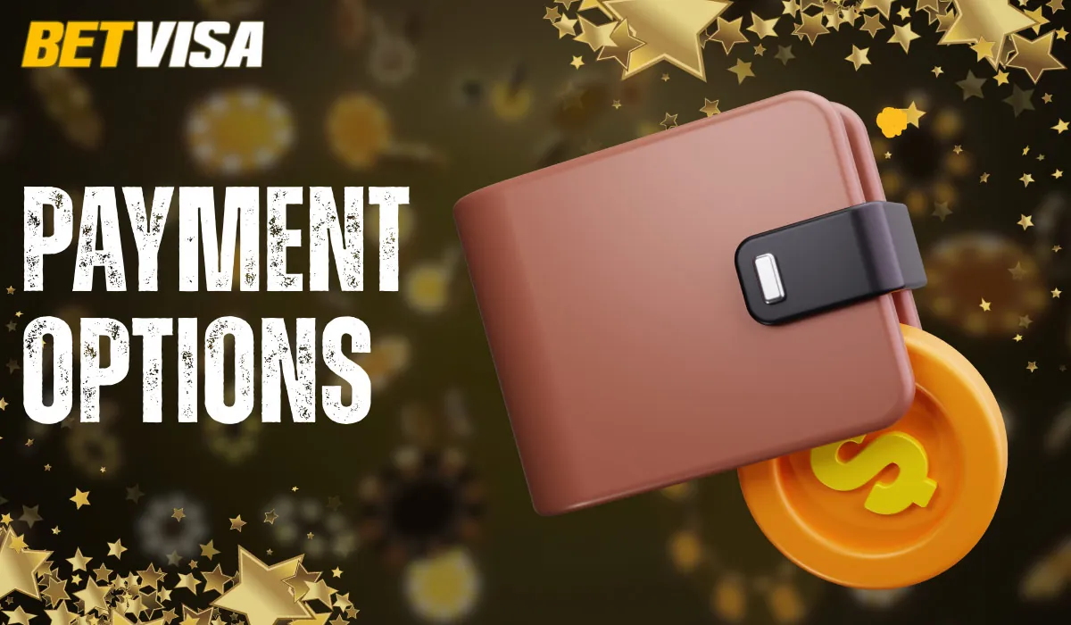 The app offers various mobile payment options