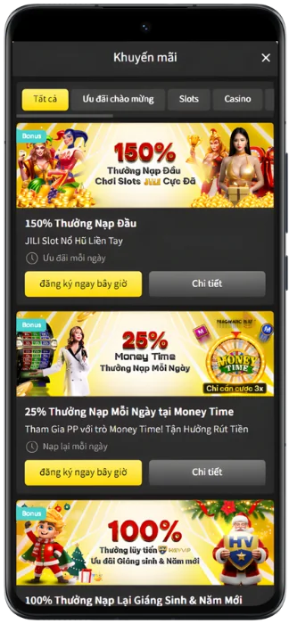 Betvisa Ảnh chụp màn hình Khuyến mãi đang hoạt động