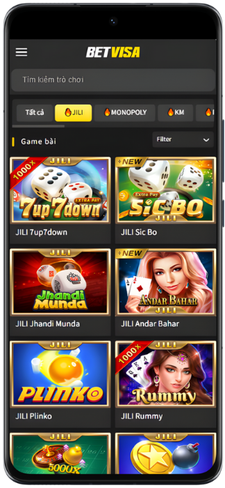 Betvisa Casino Ảnh chụp màn hình trò