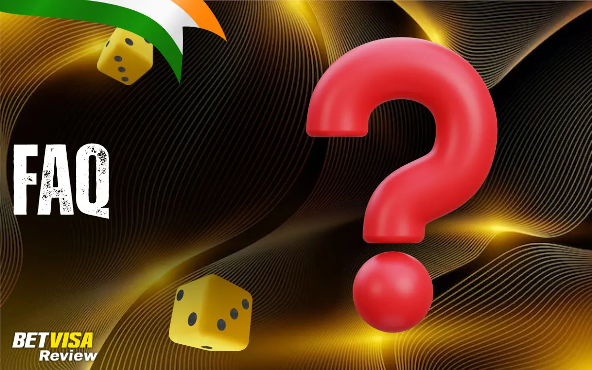 FAQ BetVisa इंडिया