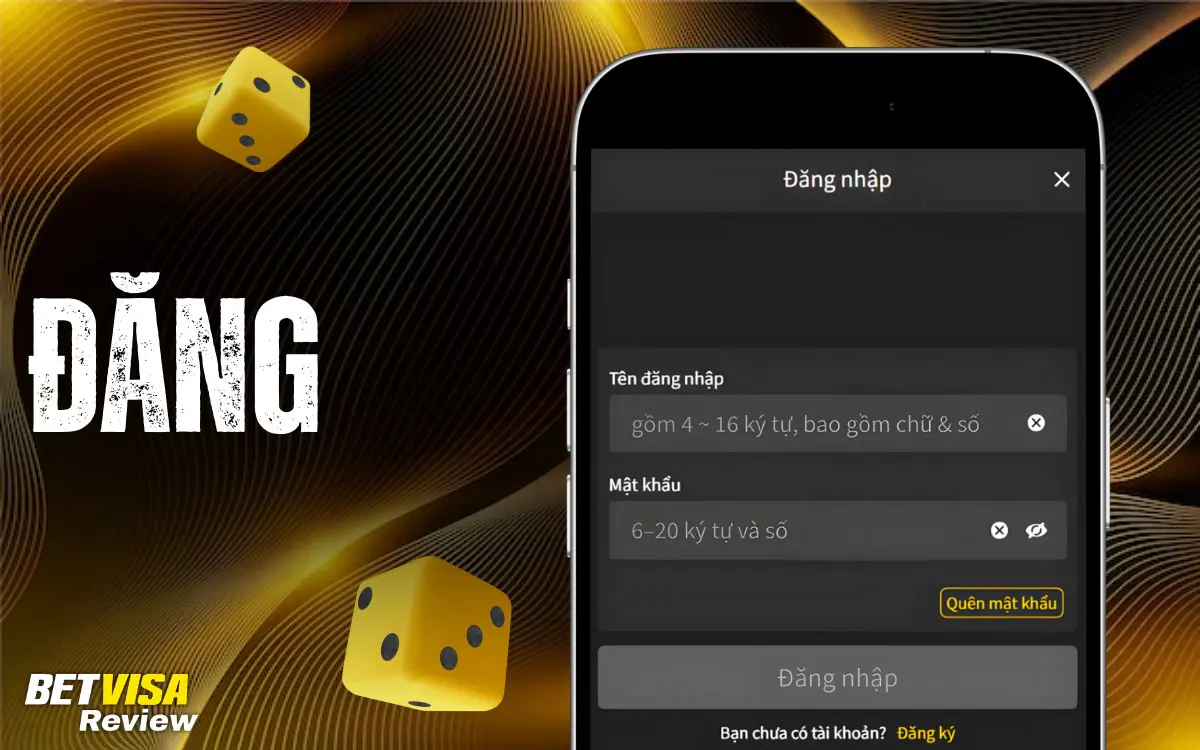 Betvisa Đăng nhập