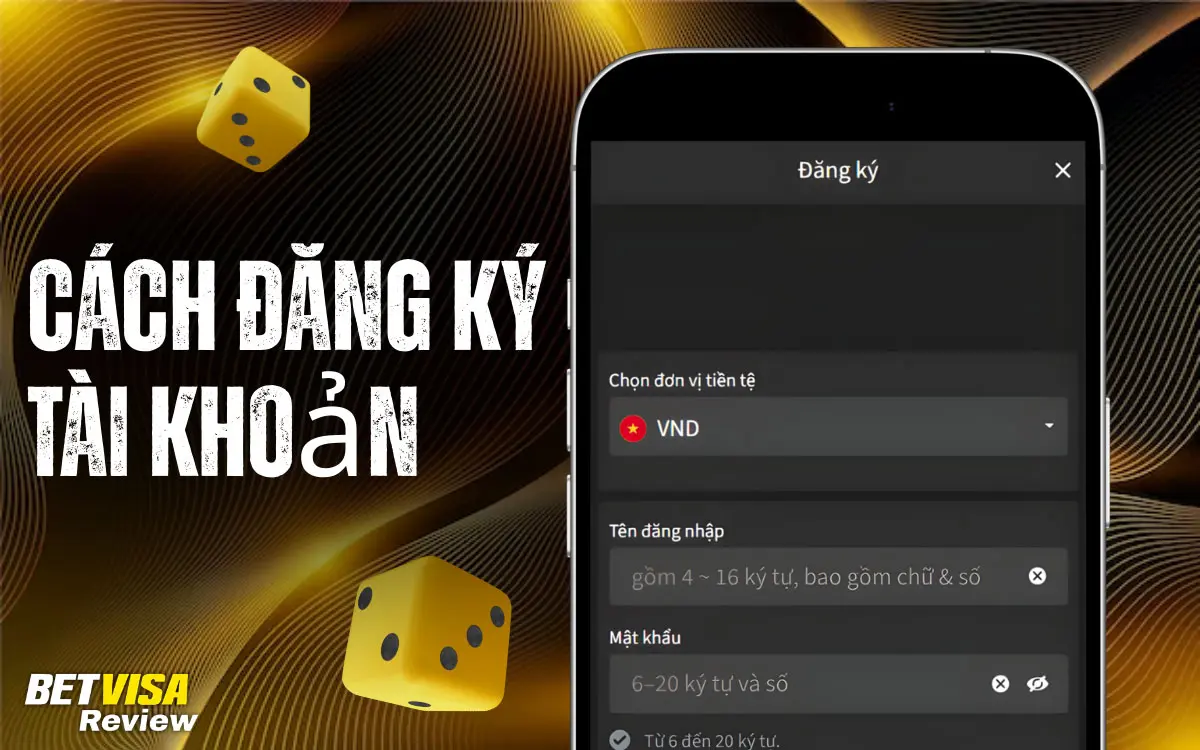 Betvisa Hướng dẫn chi tiết cách đăng ký tài